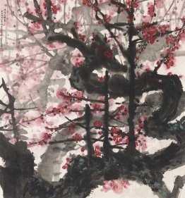 Red Plum Blossoms