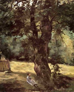 Woman Seated Beneath a Tree