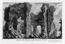 The Roman antiquities, t. 1, Plate XVIII. Ruins of the Tempio de