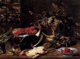 Still Life with Crab, Poultry, and Fruit