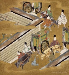 Illustration of the Genji Monogatari (The Perfumed Prince)