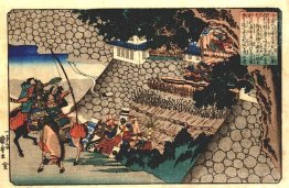 Prince Shôtoku directing the attack on Moriya's castle