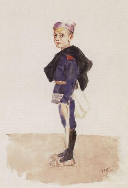 Portrait of M. P. Konchalovsky in childhood