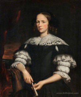 Portrait of a Woman with a Fan