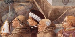 Preaching to the Birds and Blessing Montefalco (detail)