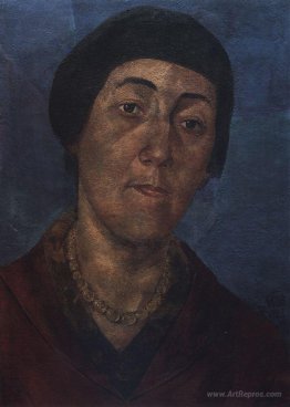 Portrait of M.F.Petrova-Vodkina, the artist's wife