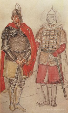 Costume Design for the tragedy of Pushkin's Boris Godunov 