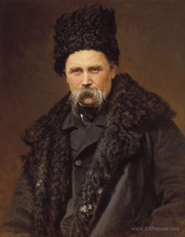 Portrait of a poet and artist Taras Shevchenko