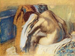 Woman Drying Her Hair