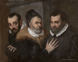 Portrait of Annibale, Ludovico and Agostino Carracci