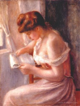 A girl reading