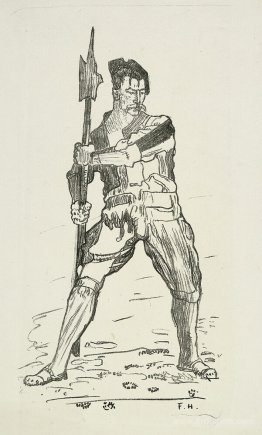 Landsknecht with halberd