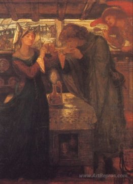 Tristram and Isolde Drinking the Love Potion