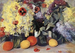 Flowers, lemons, oranges