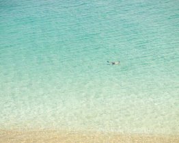 Snorkeler (After Misrach), Maui, Hawaii