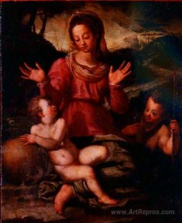 Madonna and Child with St. John the Baptist