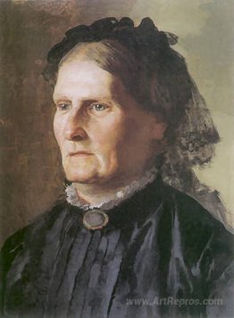 Portrait of a mother of Henry Siemiradzki