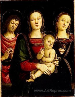 Virgin and Child between Sts John the Baptist and Catherine