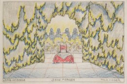 Stage design for 'Jeep from the mountain' of Louis Holzberg, sta