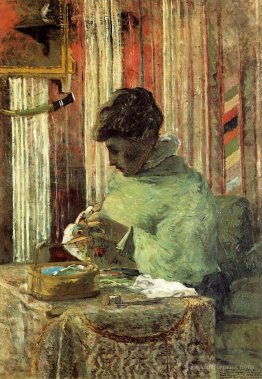 The embroiderer or Mette Gauguin