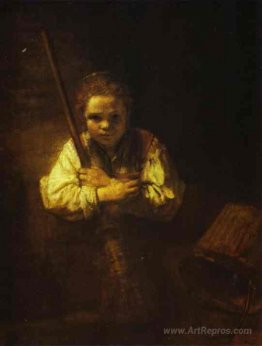 A Girl with a Broom