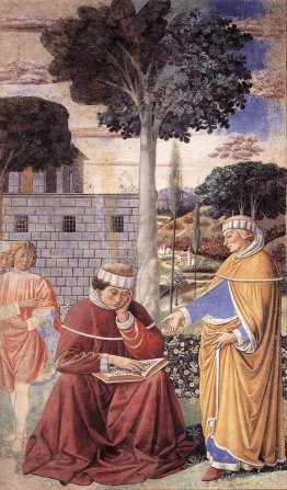 St. Augustine Reading the Epistle of St. Paul