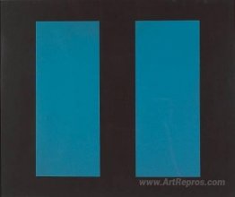 Untitled (Blue Vertical Lines)