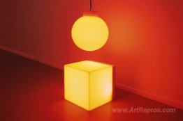 Plastic Sphere Cube Triangle Red