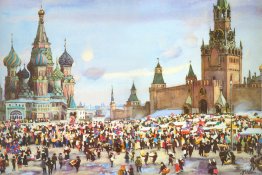 Palm Sunday Bazaar on Red Square