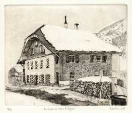 The Parish Church-house in Vers-l'Eglise - in canton Vaud, Switz