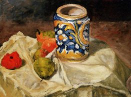 Still life with Italian earthenware jar