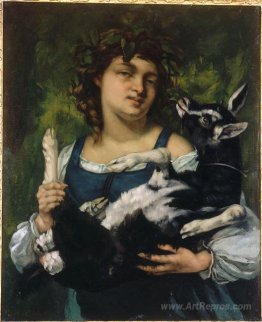 The Village Girl with a Goatling