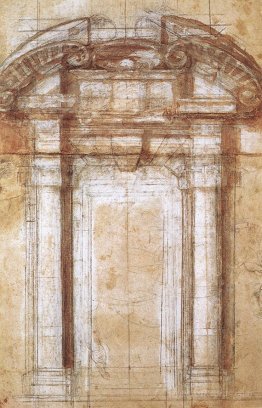 Study for the Porta Pia (a gate in the Aurelian Walls of Rome)