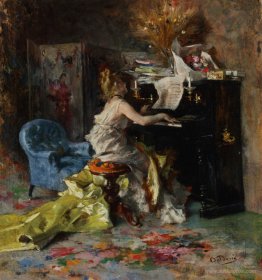 Woman at a Piano