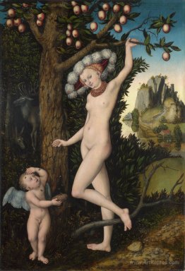 Cupid complaining to Venus.