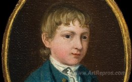 The miniature portrait of a young boy (supposed self-portrait)