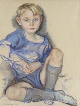 Portrait of Dick Hunter, son of Ekaterina Cavos Hunter