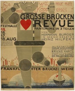 Poster for the Great Bridge Revue (Große Brücken Revue)