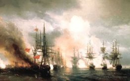 Russian-Turkish Sea Battle of Sinop on 18th November 1853