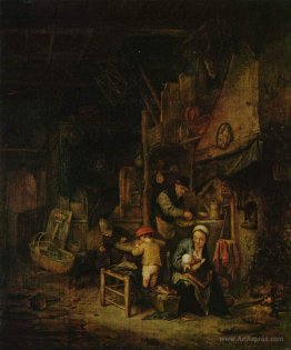 Interior with a Peasant Family