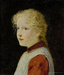 Portrait of a blonde girl