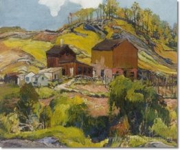 Hilly Landscape with Houses