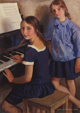 Girls at the piano 