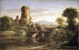 Ruined Castle and River