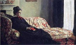 Meditation, Madame Monet Sitting on a Sofa