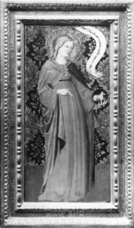 St. Agnes (wing of a diptych)