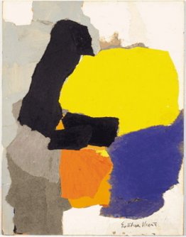 Collage with Yellow, Blue and Orange