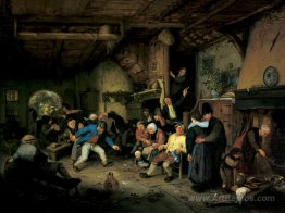 Peasants Dancing in a Tavern