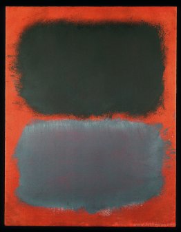 Untitled (Gray, Gray on Red)