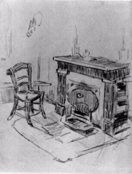 Mantelpiece with Chair